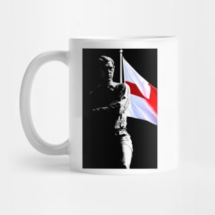 Bobby Moore Statue England Flag Wembley Stadium Mug